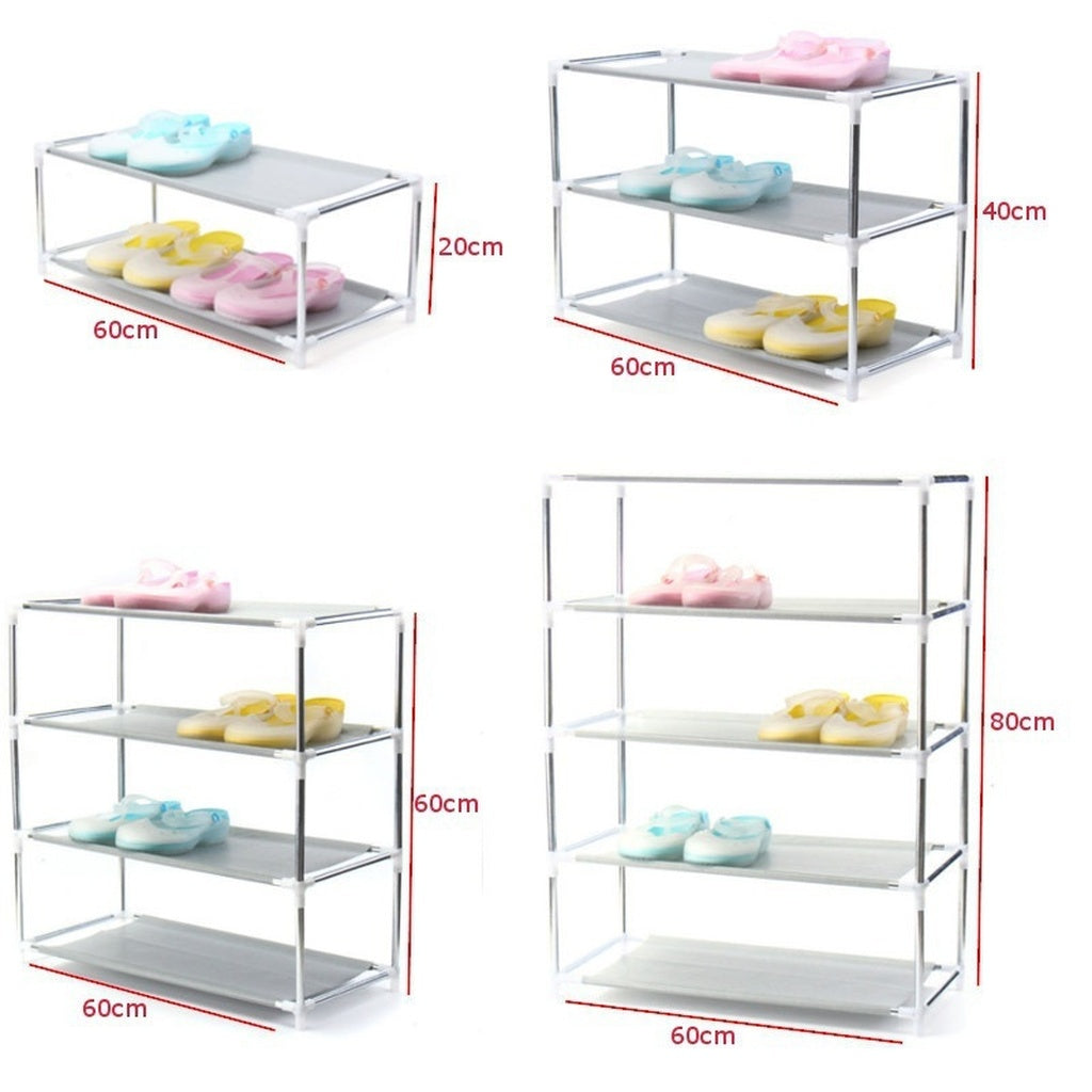 2/3/4/5 layers Shoes Racks Free Storage Standing Organizer Portable Non-woven Large Capacity Furniture Shoes Cabinet Shelf Clos