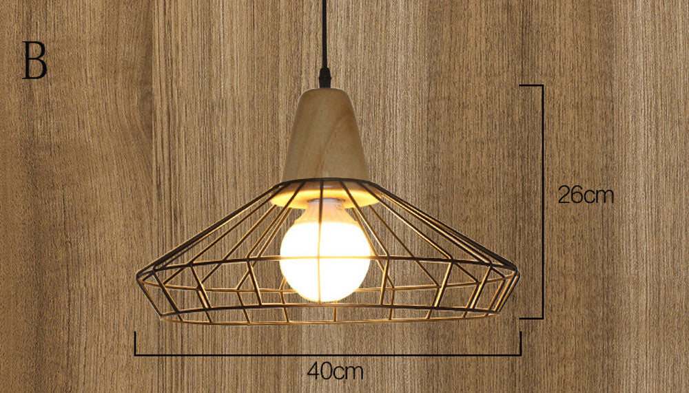 Retro Style Industrial Pendant
