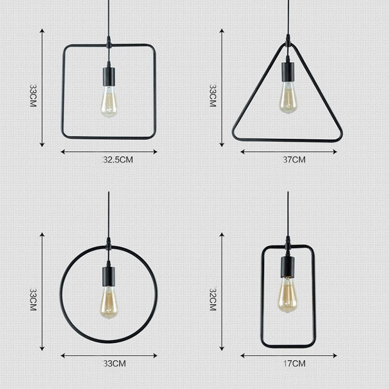 Modern loft Geometric Pandants