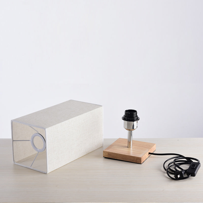 Modern Small Wooden Table Lamp