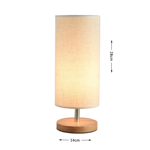 Modern Small Wooden Table Lamp
