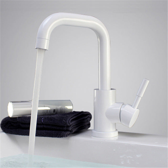 Stainless Steel Polished Bathroom Basin Mixer