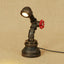 Industrial Retro Loft LED Water Pipe Table Lamp