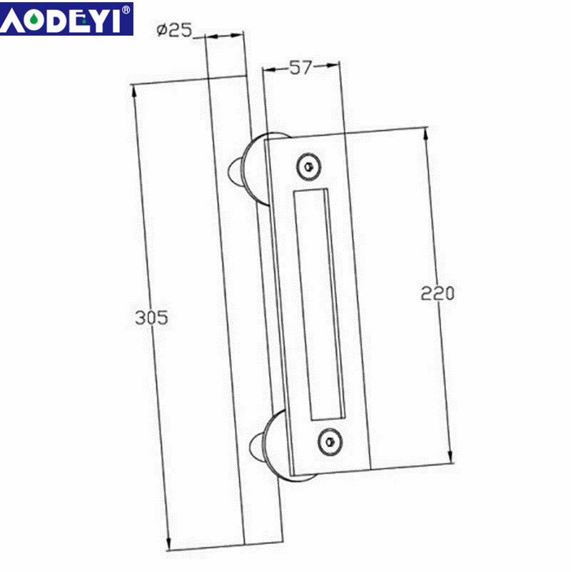 Modern Barn Door Handle