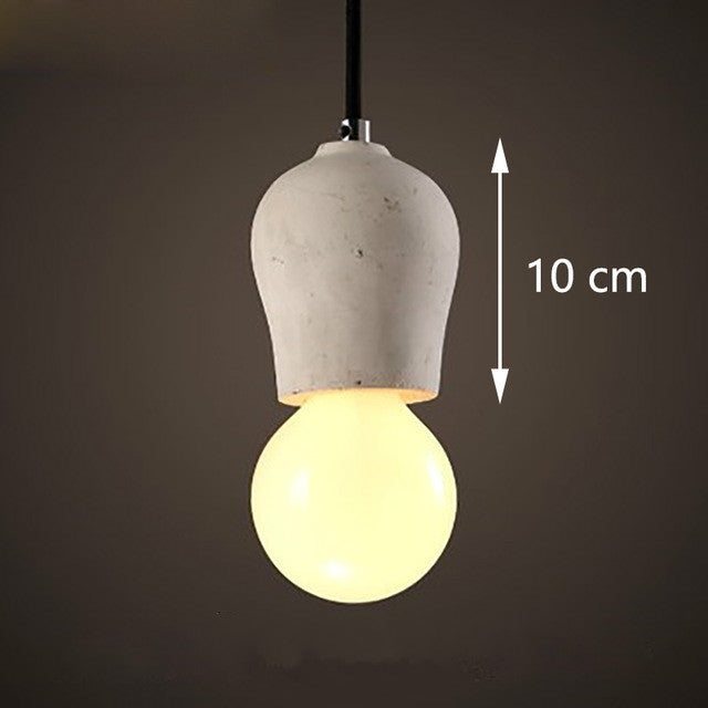 Cement Pendant Light