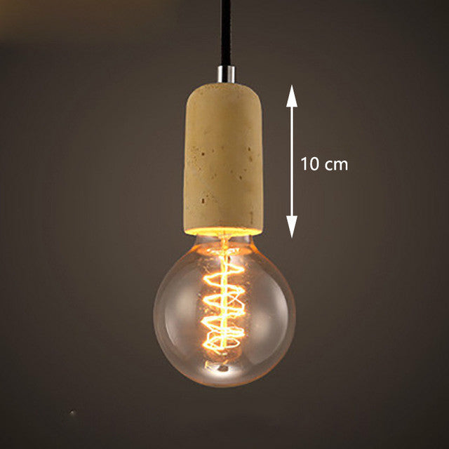 Cement Pendant Light