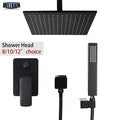 Wall Mounted Rain Shower Double Handle Water Mixer
