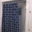 Anchor Toss Shower Curtain - Navy