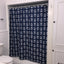 Anchor Toss Shower Curtain - Navy