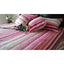 Lovely Stunning Stripes Red & Pink Reversible Quilted Coverlet Bedspread Set (DXJ101824)