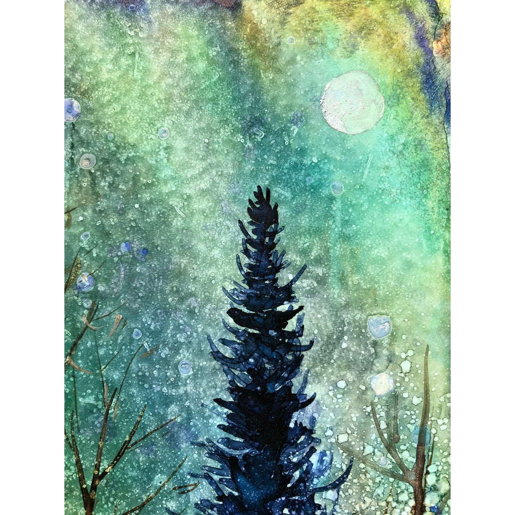"Ethereal Night" Alcohol Ink
