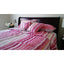 Lovely Stunning Stripes Red & Pink Reversible Quilted Coverlet Bedspread Set (DXJ101824)