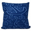 Anchor Dream Navy Pillow 16" x 16" - Faux Suede