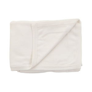 cotton cashmere white blanket