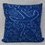 Anchor Dream Navy Pillow 16" x 16" - Faux Suede