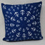 Anchor Pinwheel Pillow 16" x 16" - Faux Suede