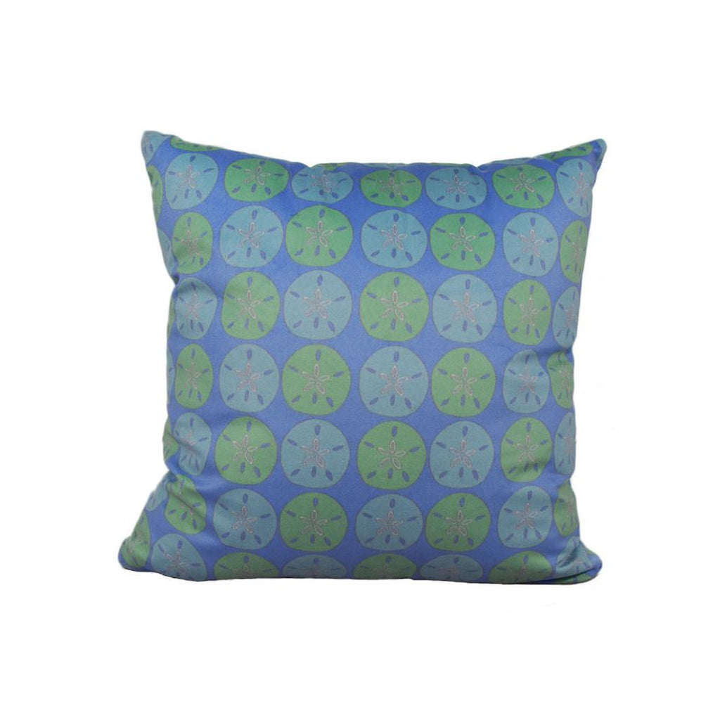 Sand Dollar Pillow 16" x 16" - Faux Suede