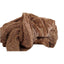 Luxury Solid Cinnamon Mocha Brown Wooded River Faux Fur with Sherpa Backside Soft Warm Fleece Throw Blanket