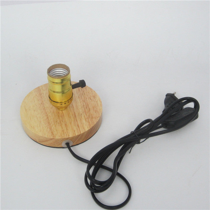 Dimmable Edison Wooden Table Light