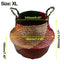 Wicker Seagrass Belly Straw Pot Planter