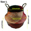Wicker Seagrass Belly Straw Pot Planter