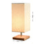 Modern Small Wooden Table Lamp