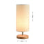 Modern Small Wooden Table Lamp
