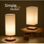 Modern Small Wooden Table Lamp