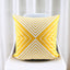 Yellow and Black Velvet Decor Accent Pillow