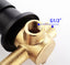 Brass Black Plated Wall Mounted Bathroom Faucet