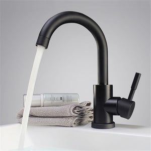 Stainless Steel Polished Bathroom Basin Mixer