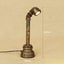 Industrial Retro Loft LED Water Pipe Table Lamp