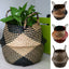 Wicker Seagrass Belly Straw Pot Planter